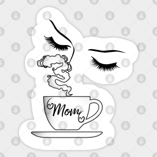 Coffee Lovers, Women's Coffee, Funny Coffee, Coffee Before Talkie, Coffee, Gift for Friend Sticker by PowerD